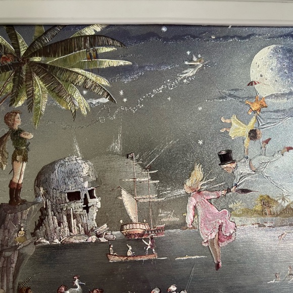 Gorgeous iridescent Whimsical Peter Pan Themed Art Print - Picture 2 of 5